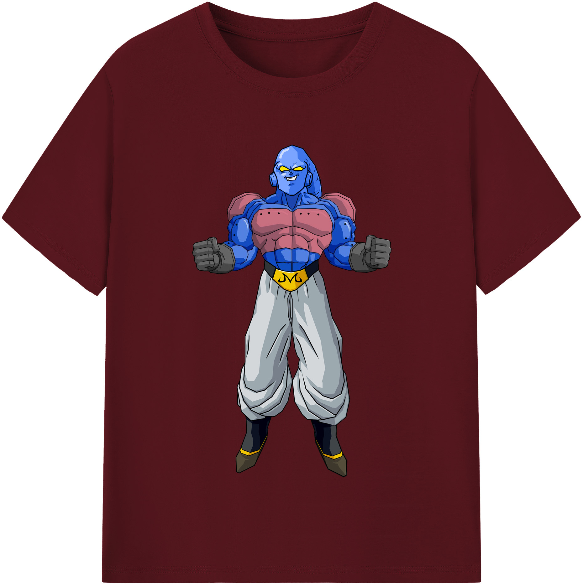 （画像用） ドラゴンボール 魔人ブウ DRAGON BALL Majin Buu 綿100％半袖Tシャツ（フロントプリント）